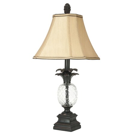 Safavieh Alanna Glass Pineapple Single Lamp- Black - 24 x 11 x 11 in. LITS4003A
